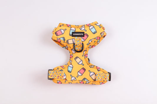 Crumpets Boutique - Our adorable Puppa Tea dog harness brings a sweet bubble tea-inspired look for walking your precious pup